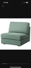 Divano letto 1 posto IKEA KIVIK Tallmyra verde chiaro – come nuovo