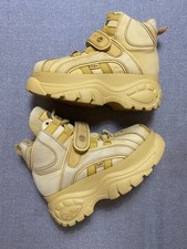 Buffalo 39 Platform Classic 1348 Gelb Weiss Sneakers Woman Used Rave Party