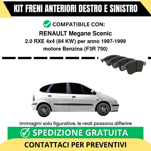 Pastiglie freno anteriori per - pastiglie,