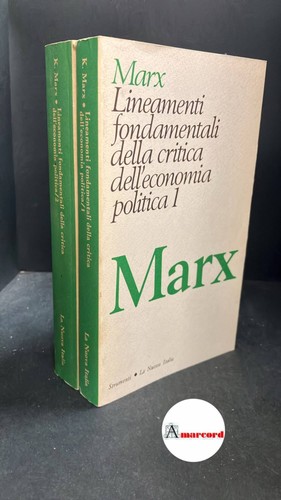 Marx lineamenti fondamentali - marx,,