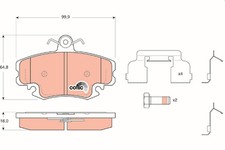 TRW Pastiglie Freno GDB1634