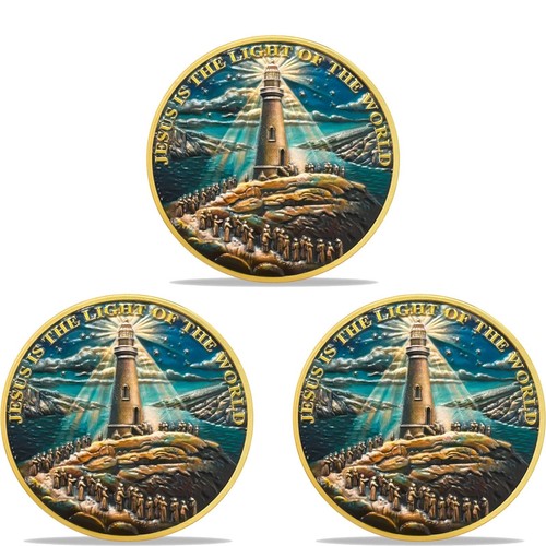 3pcs jesus christian coins - jesus,