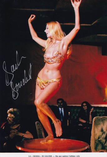 Barbara bouchet autografo - bouchet,