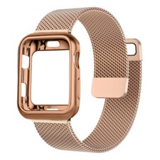 Cinturino Orologio +Custodia Per Apple Watch Serie11 10 9 8 7 6 5 45/44/42/46mm Cinturino Metallo