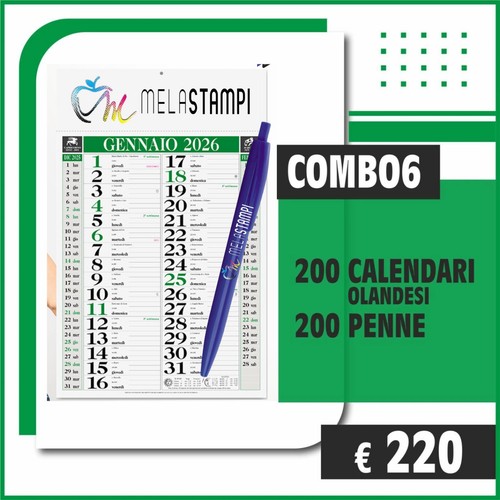 Calendari 2026 penne - calendari,