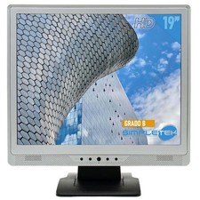 AOC LM965 MONITOR 19" QUADRATO 4:3 5:4 VGA AUDIO CASSA DVR POS SCHERMO LCD PC