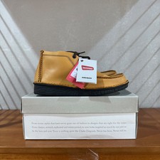 UK 9 Clarks OBERON BOOT EURO 43 WHEAT NUBUCK nuovo e scatola RARO