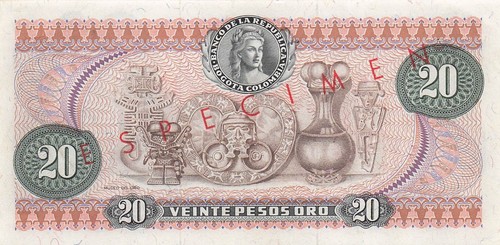 Colombia pesos oro - pesos,