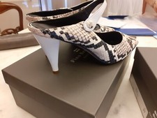 sabot vera pelle di pitone