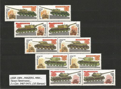 Urss 1984 carri armati mnh - urss,
