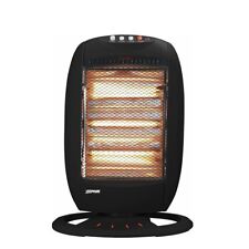 STUFA ALOGENA ZEPHIR HZP302 3 ELEMENTI 400/800/1200W OSCILLANTE NERO