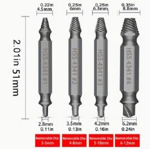 Pcs damaged screw - 5,