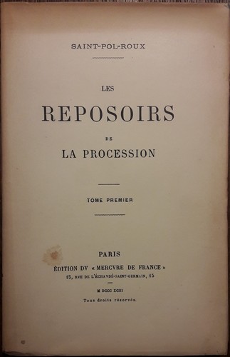 Saint pol roux les reposoirs - saint-pol-roux,,