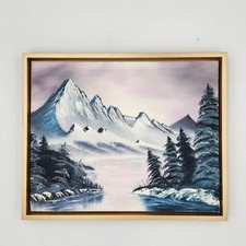 Dipinto olio originale inverno