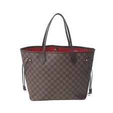 Borsa tote bag Louis Vuitton Damier Neverfull MM fuori stampa tela Damier N51105