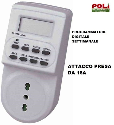 Timer digitale presa - digitale, elettrica