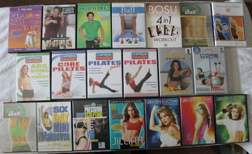 Workout dvd lot dance yoga - 20,