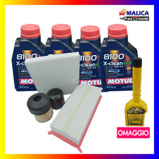  Kit Tagliando Renault Clio IV 1.5 DCi Captur Dacia Sandero 5L OlioMotul5W30+Add