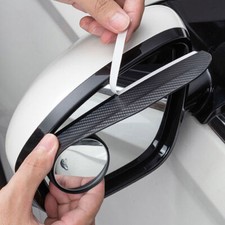 1 Paio Specchio Retrovisore Auto Pioggia Sopracciglia Visiera Fibra di Carbonio Copertura Accessori Auto