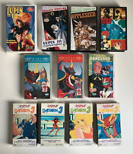 LOTTO 11 VHS MANGA DAITARN 3 LUPIN GOTRINITON DANGUARD APPLESEED YAMATO VIDEO