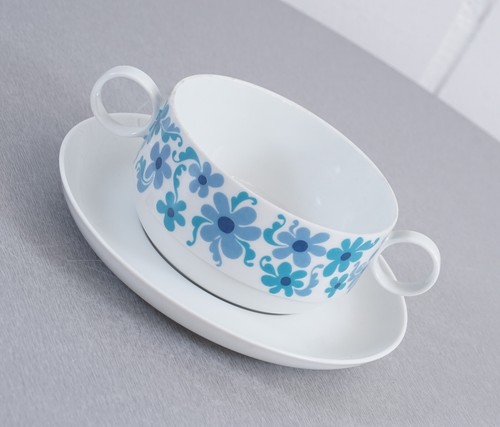 Zuppiera tazza porcellana