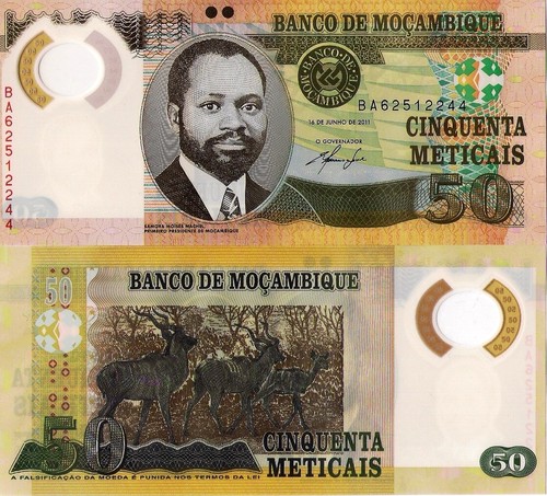 Mozambico meticais 2011 - 50,