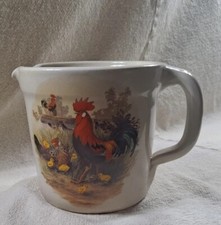 Brocca pulcini gallo Marshall TX tornita a mano USA 8" con caffè fltr come nuova