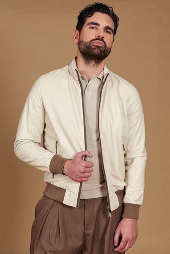 Bomber vera pelle uomo giacca - bomber,