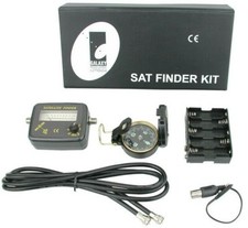 KIT PUNTAMENTO PARABOLE PUNTATORE ANTENNA BUSSOLA 11dB