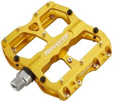 Reverse Fuga Alluminio Piatto Plattform Bici MTB Ebike FR DH Dirt Pedal Oro