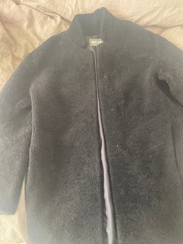 Cappotto pelle pecora nero - cappotto,