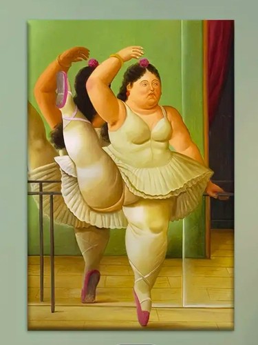 Fernando botero ballerina - 'ballerina, al