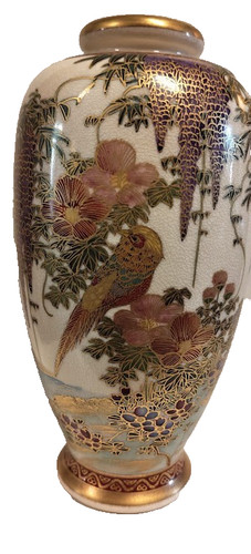Vaso satsuma giapponese - giapponese, meiji
