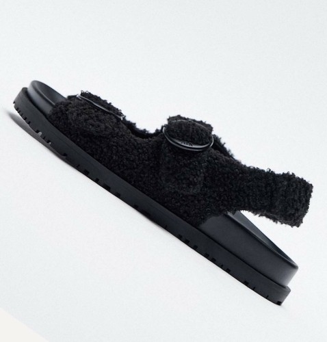 Zara new woman buckled flat - woman,