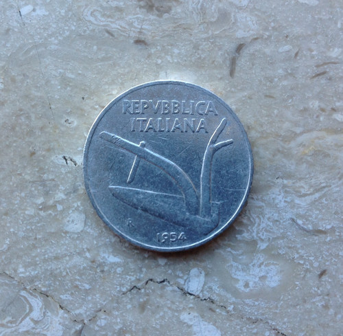 Lire 1954 italia due - italia,