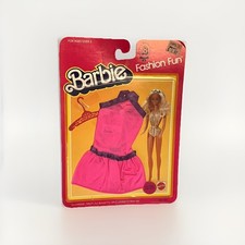 Abito Superstar Sun Gold Malibu Barbie Fashion Fun 7500 1983 nuovo con scatola