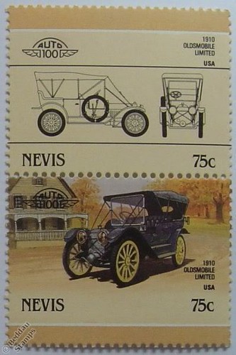 1910 francobolli auto - 1910,