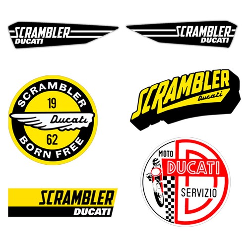 Adesivi ducati scrambler - adesivi,