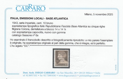 1943 rsi base - 1943, atlantica
