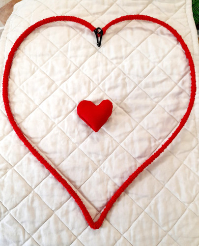 Cuore rosso appendere - cuore, da