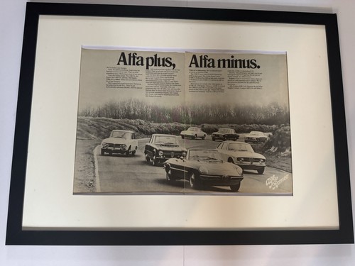 Poster pubblicitario alfa - pubblicitario,