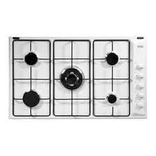 DE LONGHI BL59DD PIANO COTTURA 90CM 5 FUOCHI A GAS COLORE  BIANCO  