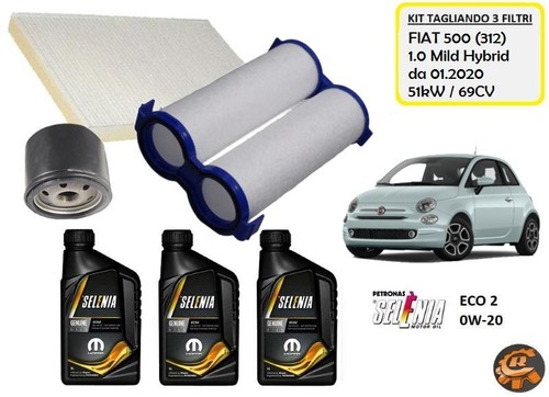 Kit tagliando per fiat 500 - kit,