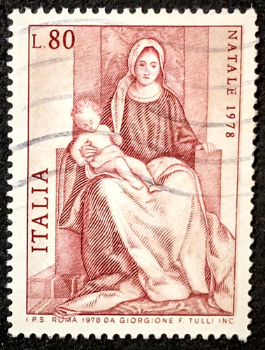 Italia 1978 mi1630 madonna - italia,