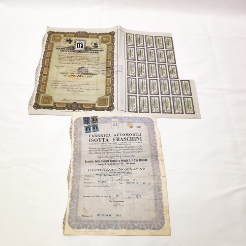 Lotto certificati - di,