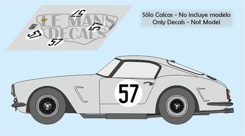 Decals ferrari 250 - 250, swb
