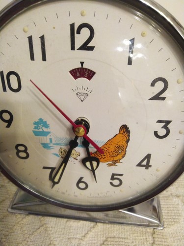 Sveglia vintage gallina - sveglia, "gallina"