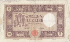 1000 LIRE BARBETTI 12 OTTOBRE
