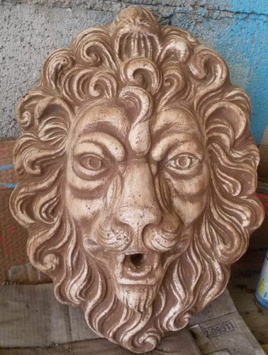 Leone bassorilievo mascherone - leone,