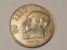 Moneta Messico Mexico Un Peso 1976